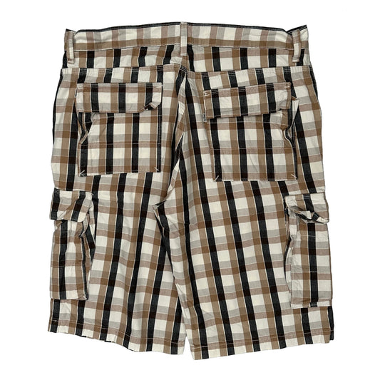 Lee Cargo Shorts - 36W 13L Cream Cotton