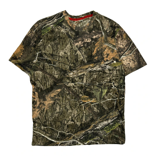 Mossy Oak Camo T-Shirt - XL Camo Cotton Blend