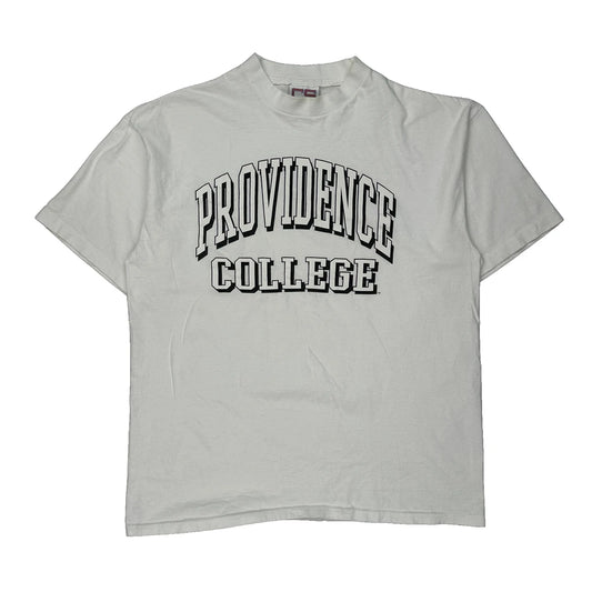 Crable College T-Shirt - Large White Cotton