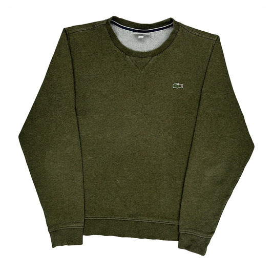 Lacoste Sweatshirt - Medium Green Cotton