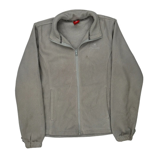 Camel Fleece Jacket - Large Grey Polyester