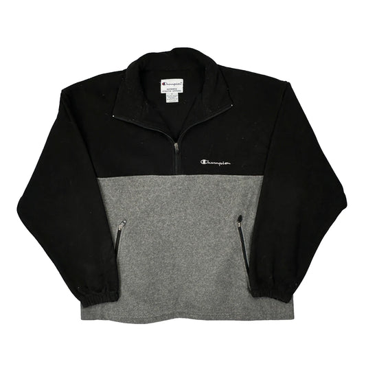 Vintage Champion Fleece - XL Black Polyester