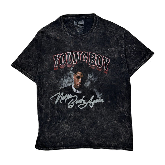 Youngboy Never Broke Again Graphic T-Shirt - Medium Black Cotton
