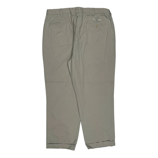 Polo By Ralph Lauren Pleated Trousers - 38W 30L Beige Cotton