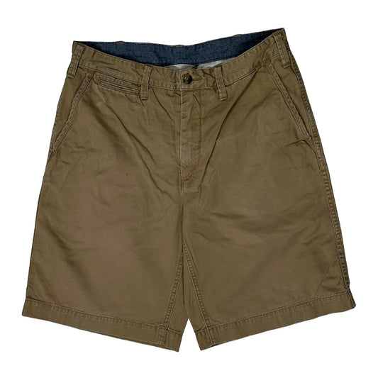 Polo By Ralph Lauren Chino Shorts - 31W 10L Khaki Cotton