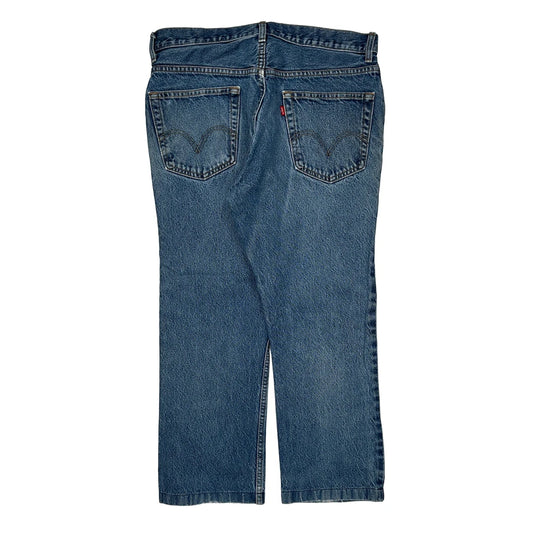 505 Levis Jeans - 34W 25L Blue Cotton