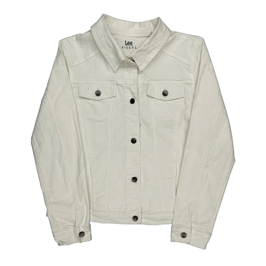 Lee Denim Jacket - Large White Cotton