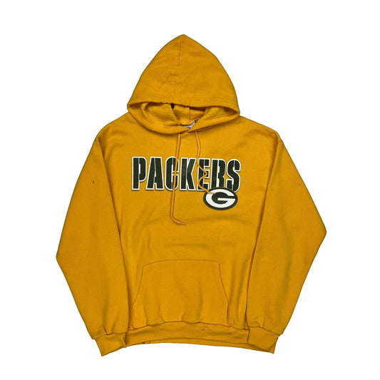 Packers Nfl Hoodie - Large Yellow Cotton
