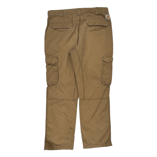 Carhartt Cargo Trousers - 36W 32L Brown Cotton