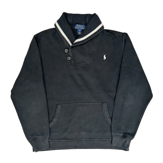 Age 14-16 Polo By Ralph Lauren Sweatshirt - Large Black Cotton