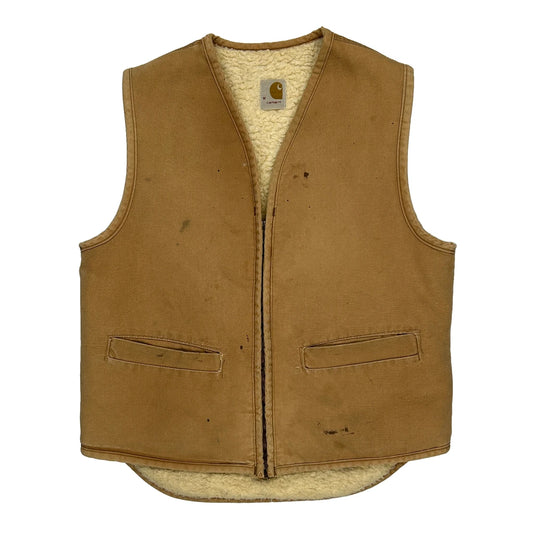 Carhartt Gilet - Medium Brown Cotton
