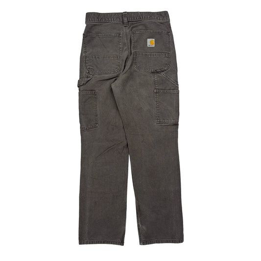 Carhartt Double Knee Carpenter Trousers - 30W 30L Grey Cotton