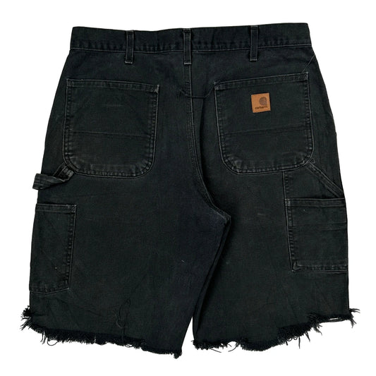 Carhartt Carpenter Shorts - 32W 10L Black Cotton