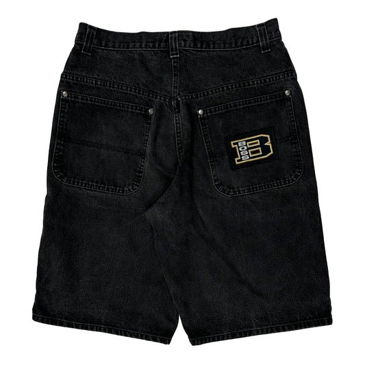 Boss Baggy Denim Shorts - 34W 14L Black Denim