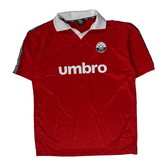 Umbro Football Shirt - Medium Red Polyester