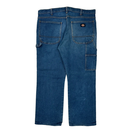 Dickies Carpenter Jeans - 38W 30L Blue Cotton Blend