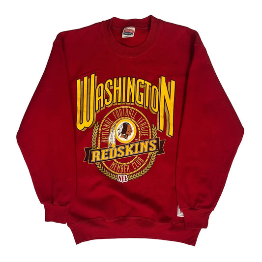 Made In USA, Washington Redskins Nutmeg Nfl Sweatshirt - Medium Red Cotton