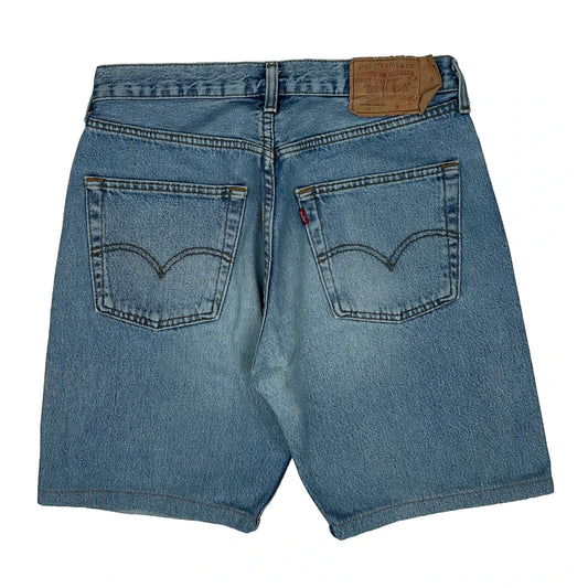 Vintage Levis Denim Shorts - 30W 10L Blue Denim