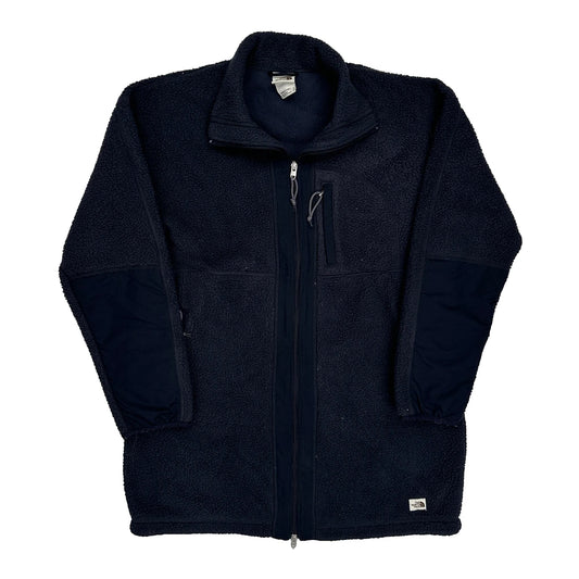 Vintage The North Face Fleece Jacket - Medium Navy Polyester