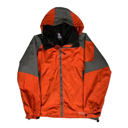 Chaps Ralph Lauren Windbreaker - Medium Orange Polyester
