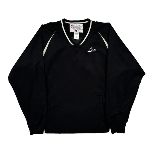 Lions Champion Windbreaker - Medium Black Nylon