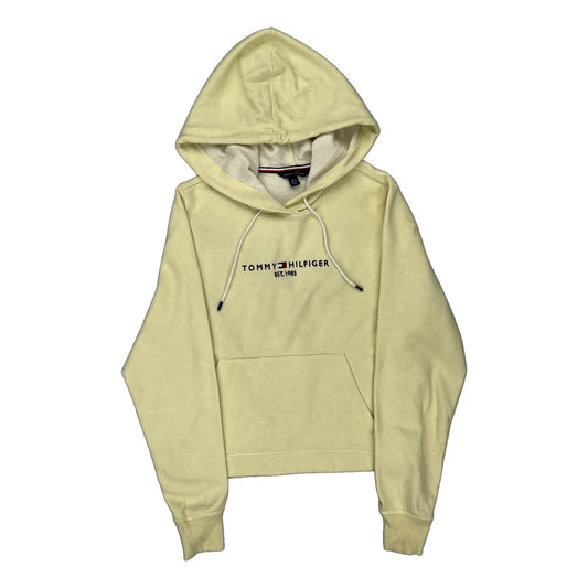 Tommy Hilfiger Hoodie - XS Yellow Cotton