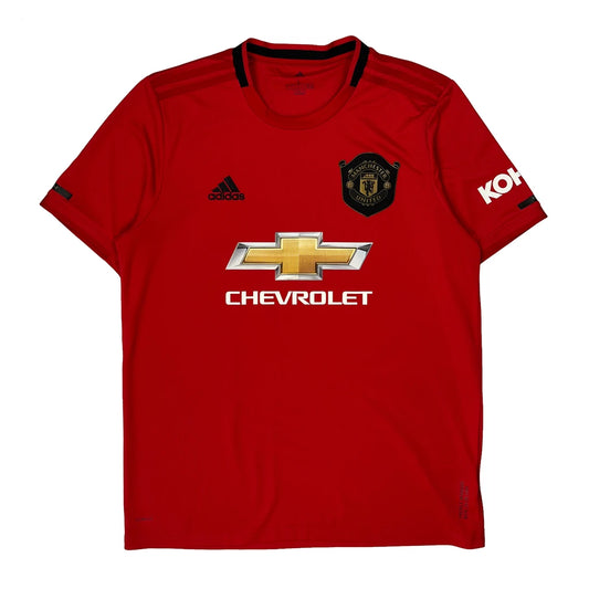 Vintage Manchester United Adidas Football Shirt - Large Red Polyester