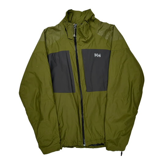 Helly Hansen Windbreaker - Large Green Polyester