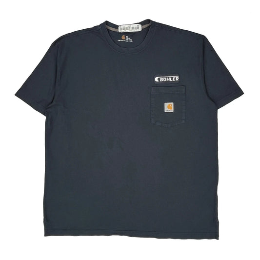 Carhartt T-Shirt - XL Navy Cotton
