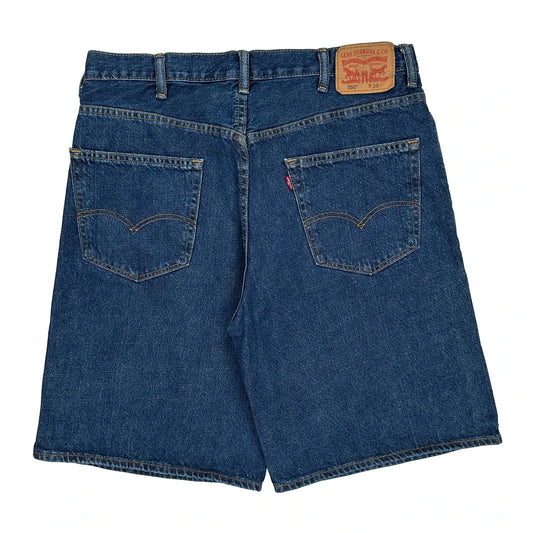 Levis Denim Shorts - 36W 11L Blue Denim