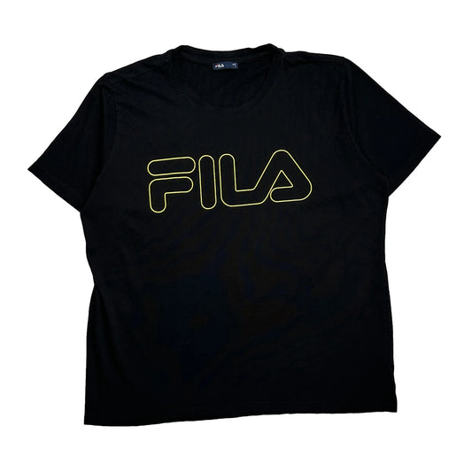 Fila T-Shirt - Large Black Cotton