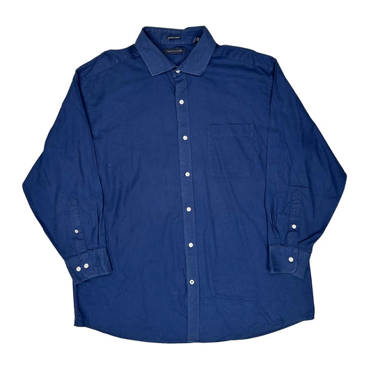 Vintage Tommy Hilfiger Shirt - XL Blue Cotton