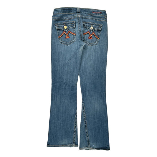 Vigoss Boot Cut Jeans - 28W UK 6 Blue Denim