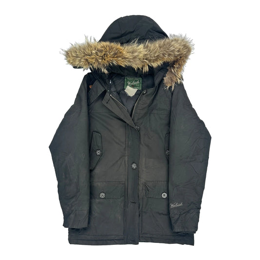 Woolrich Parka - Small Black Polyester