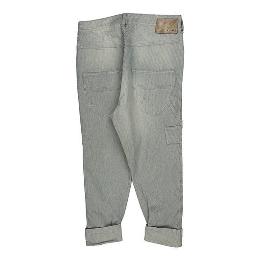 Diesel Tintsie Striped Jeans - 30W 27L Grey Cotton