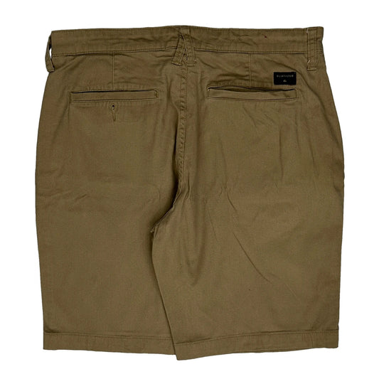 Quiksilver Chino Shorts - 34W 10L Khaki Cotton