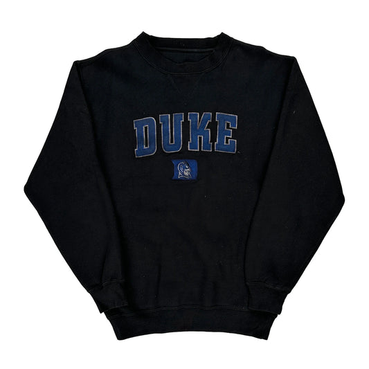 Duke Unbranded College Sweatshirt - Medium Black Cotton