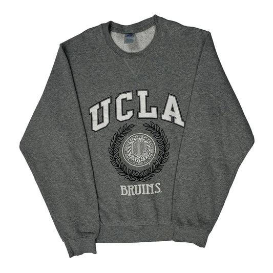 Ucla Bruins Russell Athletic College Sweatshirt - Small Grey Cotton Blend