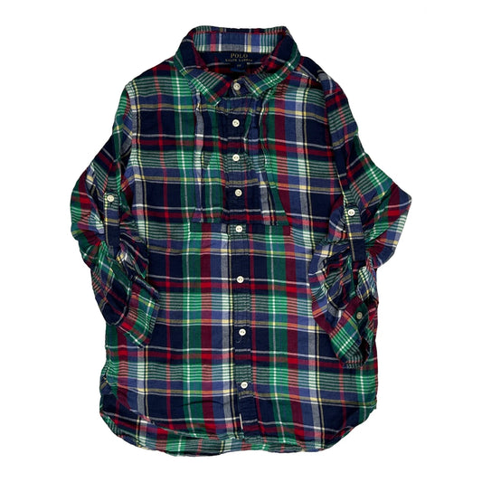 Age 5-6 Polo By Ralph Lauren Checked Flannel Shirt - Small Multicoloured Cotton
