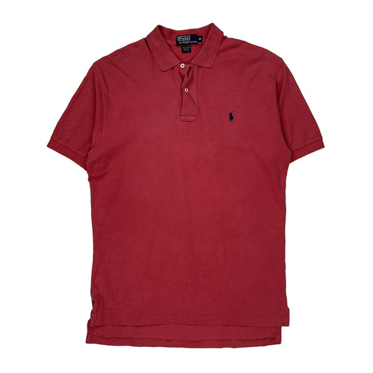 Polo By Ralph Lauren Polo Shirt - Medium Red Cotton