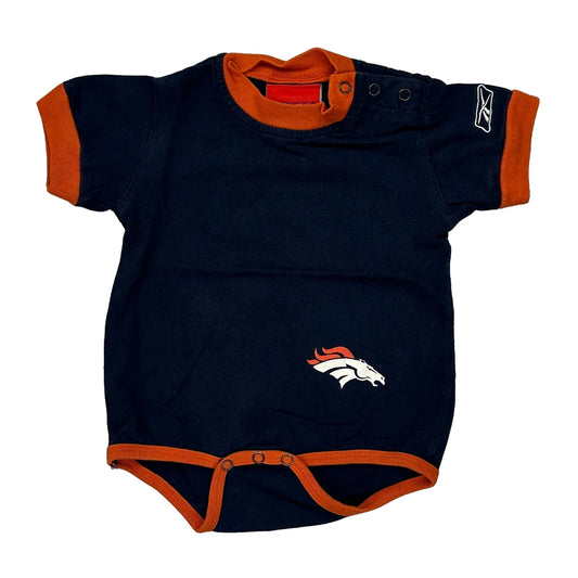 12 Months Denver Broncos Reebok Nfl Bodysuit - 3XS Navy Cotton