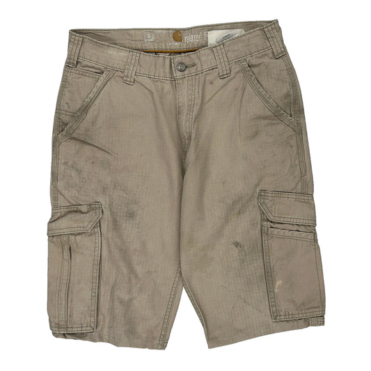 Carhartt Cargo Shorts - 31W 13L Beige Cotton