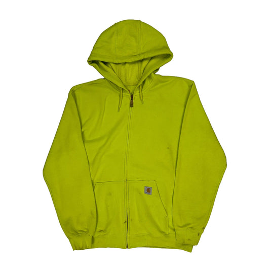 Carhartt Hoodie - Large Yellow Cotton