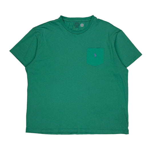 Vintage Polo By Ralph Lauren T-Shirt - XL Green Cotton