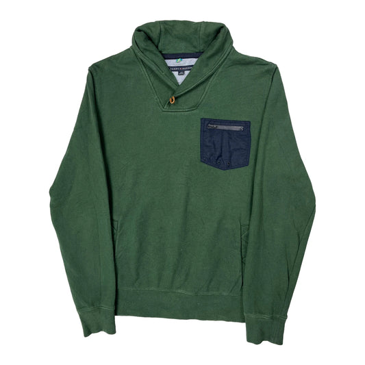 Tommy Hilfiger Sweatshirt - Large Green Cotton