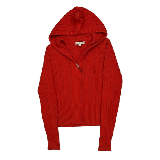 Tommy Hilfiger Hoodie - Large Red Cotton