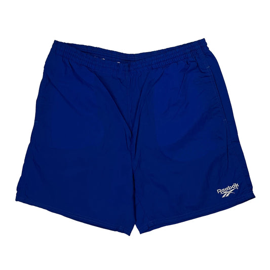 Reebok Sport Shorts - Mediumw 6L Blue Polyester