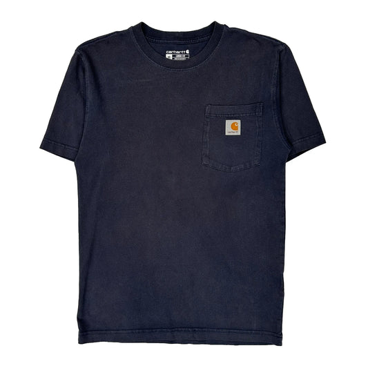 Vintage Carhartt T-Shirt - XS Navy Cotton