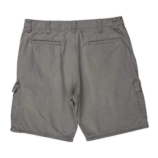 Wrangler Cargo Shorts - 36W 9L Grey Cotton