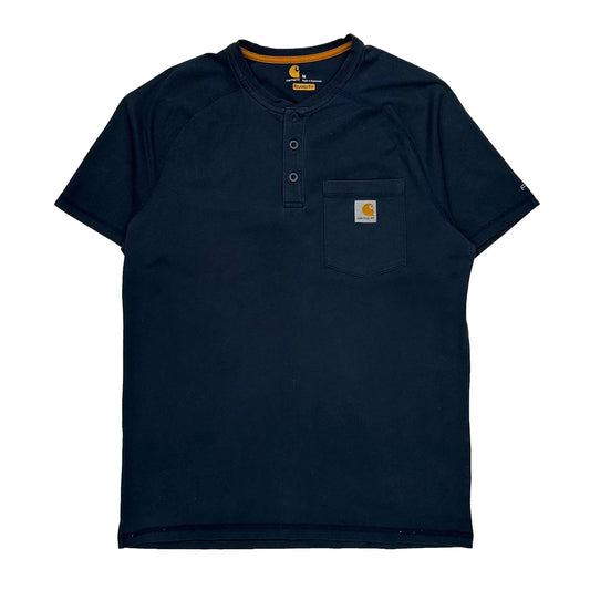 Vintage Carhartt T-Shirt - Medium Navy Cotton